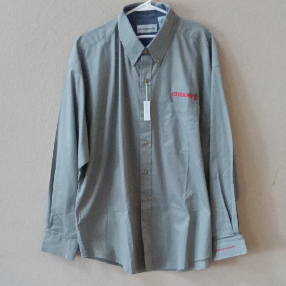 Munsingwear Men's Casual Green Button-Down Shirt